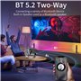 Mini Videoprojecteur Rotatif à 360° Native 720P, Prend en Charge 1080P Android 13.0 Projecteur Mural avec Haut-Parleur, Netflix,