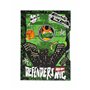 Ninja Turtles Carnet de notes TMNT DIN A5 avec disque rotatif, 120 pages lignées, Comme carnet de notes ou journal intime, Offiz