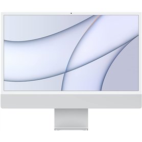 2021 Apple iMac avec Apple M1 Chip avec 8-core CPU (24-pouces, 256GB SSD Stockage) (AZERTY France) Argenté (Reconditionné)