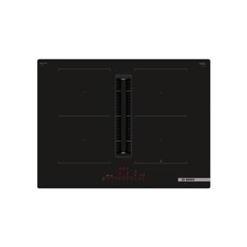 Bosch PVQ711H26E, Série 6, Plaque induction aspirante, 4 feux, Noir