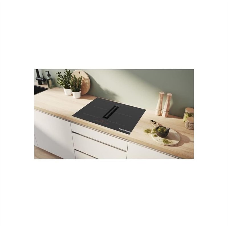 Image secondaire de Bosch PVQ711H26E, Série 6, Plaque induction aspirante, 4 feux, Noir