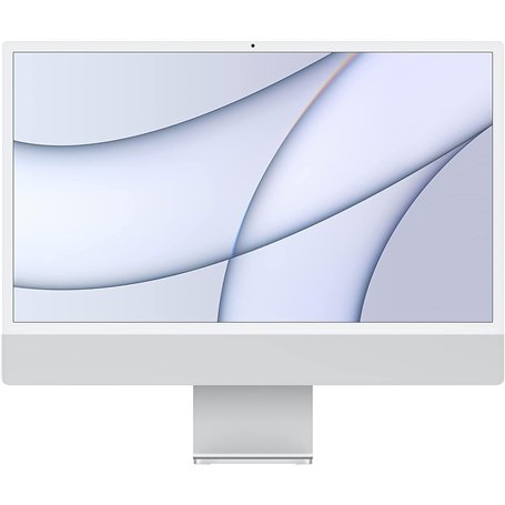 2021 Apple iMac avec Apple M1 Chip avec 8-Core CPU (24-Pouces, 16GB RAM, 1TB SSD Stockage) (AZERTY French) Argenté (Reconditionn
