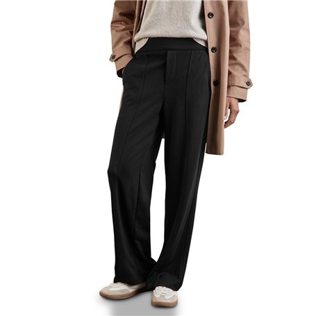 STREET ONE A378076 Pantalon Coupe Décontractée, Noir, 36W x 30L Femmes