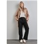 STREET ONE A378076 Pantalon Coupe Décontractée, Noir, 36W x 30L Femmes