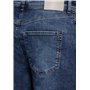 STREET ONE A378109 Jean Coupe Ample, Bleu Foncé Délavé, 28W x 30L Femmes
