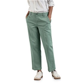 STREET ONE A378090 Pantalon Coupe Décontractée, Vert d'eau, 36W x 28L Femmes