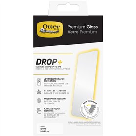 Protecteur d'écran OtterBox Premium Glass pour iPhone 16e, 14, 13, 13 Pro, Verre trempé, protection avancée anti-rayures, résist Protecteur d'écran OtterBox Premium Glass pour iPhone 16e, 14, 13, 13 Pro, Verre trempé, protection avancée anti-rayures, résist