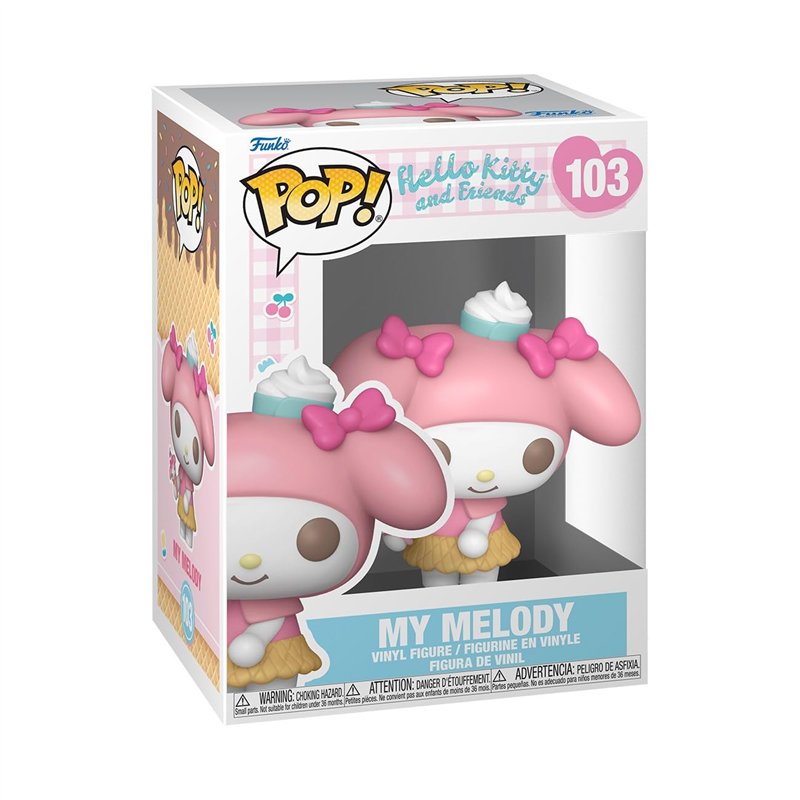 Funko Pop! Sanrio: Hello Kitty - My Melody - (IC) - Figurine en Vinyle à Collectionner - Idée de Cadeau - Produits Officiels - J