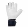 uhlsport Gants de Gardien de But de Football Prediction Soft Pro, Marine/Blanc/Jaune Fluo, 6
