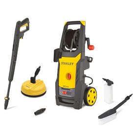 Stanley Nettoyeur Haute Pression SXPW19BX | pour Surfaces Extérieures et Autos | avec Nettoyeur de Surfaces et Brosse Fixe | Pre