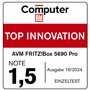 AVM Fritz!Box 5690 Pro (routeur Wi-FI 7 Premium avec tribande (2,4 GHz, 5 GHz, 6 GHz) jusqu'à 18,5 Gbit/s, pour Fibre Optique et