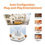 [Netflix sous Licence & Google TV] 2025 Formovie Mini projecteur WiFi Bluetooth 4K Portable pour Films en extérieur, 200 ISO Lum