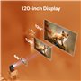 [Netflix sous Licence & Google TV] 2025 Formovie Mini projecteur WiFi Bluetooth 4K Portable pour Films en extérieur, 200 ISO Lum