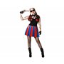 ATOSA déguisement arlequin halloween robe noire femme adulte XL