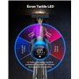 aonus A9S Aspirateur Balai sans Fil 45Kpa/580W/70Mins, Aspirateur sans Fil Puissant, Écrans Tactiles, Aspirateur Balai Autoporta