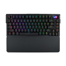 ASUS ROG Azoth Extreme - Clavier Gaming Custom 75%, châssis en Aluminium, Plaque de positionnement en Fibre de Carbone, Amortiss