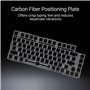 ASUS ROG Azoth Extreme - Clavier Gaming Custom 75%, châssis en Aluminium, Plaque de positionnement en Fibre de Carbone, Amortiss