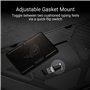ASUS ROG Azoth Extreme - Clavier Gaming Custom 75%, châssis en Aluminium, Plaque de positionnement en Fibre de Carbone, Amortiss