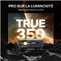 App Intégrée Videoprojecteur 4K Supportée Dolby Audio&Netflix 2025 Upgraded EAZZE D1 Pro Portable Projecteur Video WiFi Bluetoot