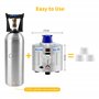 JOZZVE Machine à Glace Sèche de Qualité Alimentaire, Appareil de Glace Carbonique Compact, Produit Rapide de Glaçons Secs et Ref