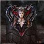 Nemesis Now Diablo IV Lilith Sculpture murale en résine moulée dans la plus fine résine peinte à la main Vert 30 cm