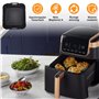 Accessoire Air Fryer pour Ninja Air Fryer MAX PRO, 6.2L AF180EUCP - Moules en Silicone pour Air Fryer pour une Cuisson Parfaite 