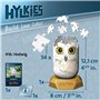 Ravensburger - Puzzle 3D Hylkies - Édition Harry Potter - Figurine n°16 Hedwige - Adultes et Enfants - 54 pièces numérotées à As