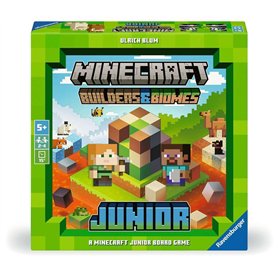 Ravensburger 24615 Minecraft Builders & Biomes Junior – Jeu coopératif pour Enfants à partir de 5 Ans pour 2 à 4 Personnes
