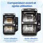 [2+2 Pièces] Anti-Espion Verre Trempé pour Samsung Galaxy S24 Ultra, 3 Pièces Protection Écran et 2 Pièces Caméra Arrière Protec