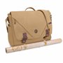 ENHANCE Venture DnD Bag - Sac Messager en toile RPG Player's Essentials DND avec Accents en Cuir Végétalien Pouvant Contenir 2 à