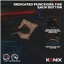 Konix Souris Gaming Filaire Warlock Ultra légère 61 g pour PC - 6 Niveaux DPI - Vitesse 150 cm/s - Accélération 20 g - Câble tre