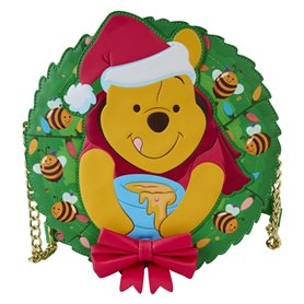 Loungefly Disney Winnie l'ourson Stuck in Wreath Glow Sac à bandoulière, multicolore