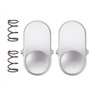 eMagTech Lot de 2 Clips de Déverrouillage de Baguette de Capture à Profil Bas pour Aspirateur Et Pièce de Rechange à Ressort Com