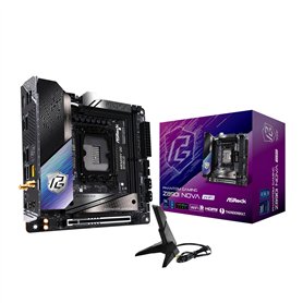 ASRock Intel Core Ultra Z890 LGA1851 RL-ILM Mini ITX Carte mère Phantom Gaming Z890i Nova WiFi 7 DDR5 9466 MHz 128 Go