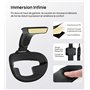 TRANSNOVO Sangle avec Batterie de 10 000 mAh, Compatible avec Quest 3/3S, Zoom à Une Touche, Charge Rapide 18W, Design équilibré