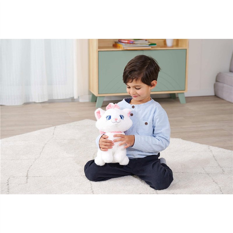 Image secondaire de Simba Disney 6315870470 Peluche Classique Refresh Marie 25 cm Convient dès Les Premiers Mois de Vie Blanc