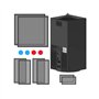 2 Pièces Filtre Anti-Poussière pour Xbox Series X, Protection contre la Poussière et la Saleté pour Console Xbox Series X