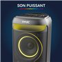 R-MUSIC – Blaster M – Enceinte High Power – Bluetooth, Lumières RGB, Mode karaoké, Poignée intégrée, Microphone Inclus, Support 