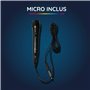 R-MUSIC – Blaster M – Enceinte High Power – Bluetooth, Lumières RGB, Mode karaoké, Poignée intégrée, Microphone Inclus, Support 