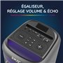 R-MUSIC – Blaster M – Enceinte High Power – Bluetooth, Lumières RGB, Mode karaoké, Poignée intégrée, Microphone Inclus, Support 