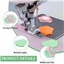3 Pièces Pieds de Biche pour Machine À Coudre,Pied Presseur Machine À Coudre,Pied Presseur Machine À Coudre,Outils de Conseil po