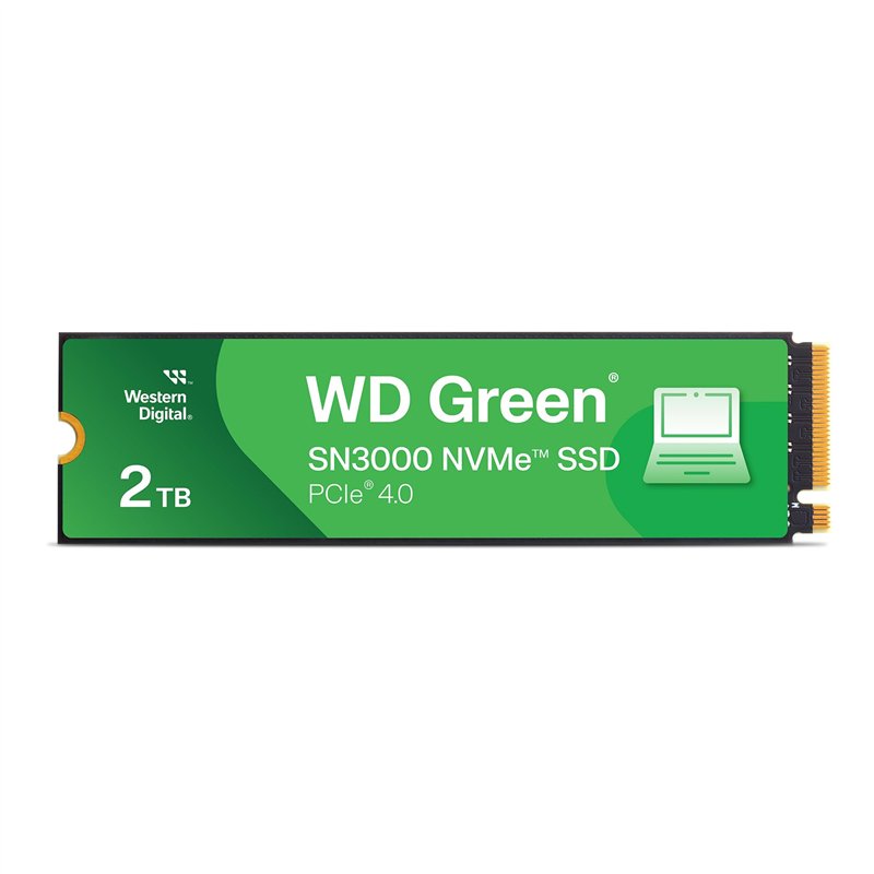 WESTERN DIGITAL WD Green SN3000 PCIe Gen4 x4 NVMe 2To