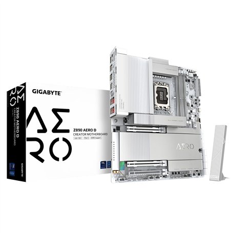 GIGABYTE Z890 Aero D Carte Mère - Prend en Charge Les processeurs Intel Core Ultra (Série 2), VRM 16+1+2 Phases, jusqu'à 9500MHz