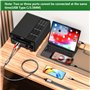 Câble audio RCA 3 en 1, utilisé pour adaptateur de câble Lig-htning vers RCA, câble USB C vers 2 RCA, câble audio auxiliaire 3,5