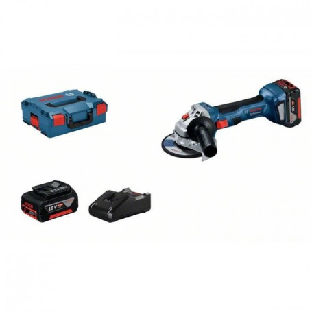 Meuleuse BOSCH PROFESSIONAL GWS 18V-7 + 2 batteries 4.0Ah + chargeur GAL 18V-40 349,99 €