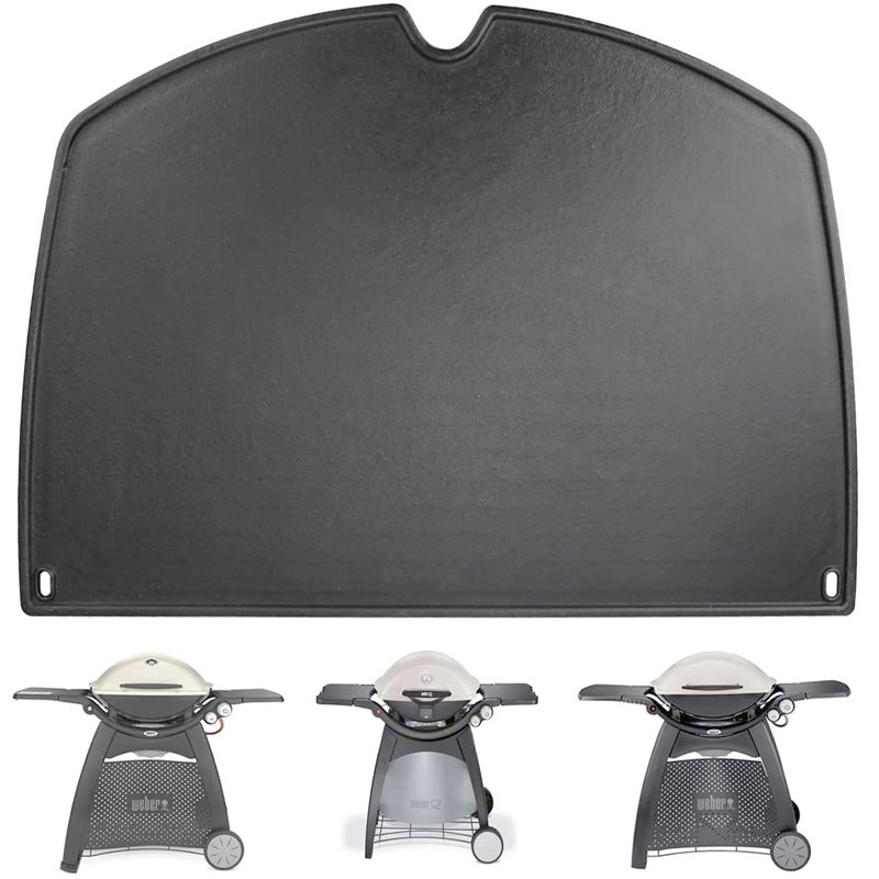 6506 Plaque de cuisson en fonte pour barbecues à gaz Weber Q300 Q320 Q3000 Q3100 Q3200, pièce de rechange pour Weber 57060001 58