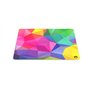 ENDORFY Crystal Spectrum L Tapis de Souris 450 x 400 mm L Guide de Souris Lisse Bord imprimé Base en Caoutchouc antidérapant Des
