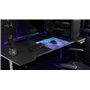 ENDORFY Crystal Blue L Tapis de Souris 450x400 mm L, Guide de Souris Lisse, Bord imprimé, Base en Caoutchouc antidérapant, Desig