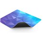 ENDORFY Crystal Blue L Tapis de Souris 450x400 mm L, Guide de Souris Lisse, Bord imprimé, Base en Caoutchouc antidérapant, Desig