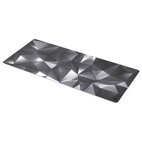 ENDORFY Crystal Black XL Tapis de Souris XXL 900x400 mm, Guide de Souris Lisse, Bord imprimé, Base en Caoutchouc antidérapant, D